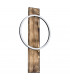 Boyal Integrated LED Wall Light Black Brown Rustic-1