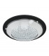 Acolla Led Glass & Crystal Ceiling Light Black-1