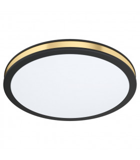Pescaito Led Decorative Flush Ceiling Light Black
