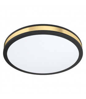 Pescaito Led Decorative Flush Ceiling Light Black