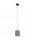 Albariza Slim Pendant Ceiling Light Black Brown