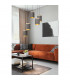 Albariza 5 Lamp Cluster Pendant Ceiling Light Black Brown-2