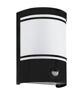 Cerno Outdoor Flush Wall Light Black IP44