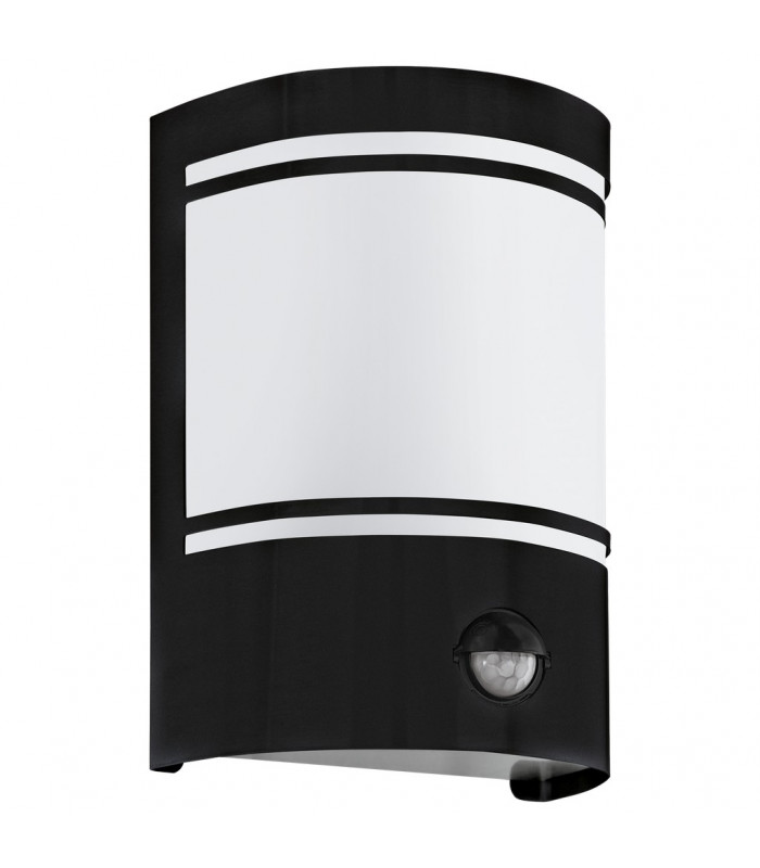 Cerno Outdoor Flush Wall Light Black IP44