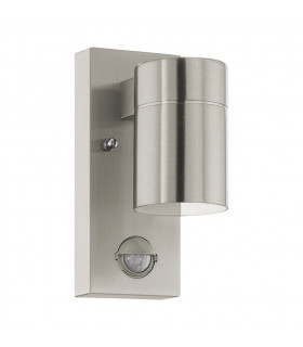 Riga Outdoor Down Wall Light Stainless Steel Corner Mounting Option IP44