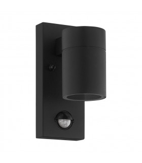 Riga Outdoor Down Wall Light Black Corner Mounting Option IP44