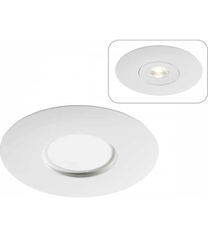 EVO Fixed Hole Converter White   W-1