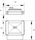 LED Floodlight 4000K 230V IP65 10W-2