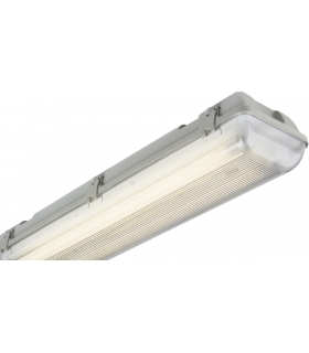 6ft Twin HF Non-Corrosive Fluorescent Fitting with Emergency 230V IP65 2x70W-1