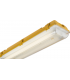 5ft Twin HF Non-Corrosive Fluorescent Fitting with Emergency 110V IP65 2x58W-1