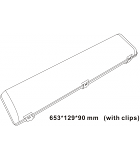 110V 2ft TWIN LED Non-Corrosive - 4000K 110/230V IP65 28W-2