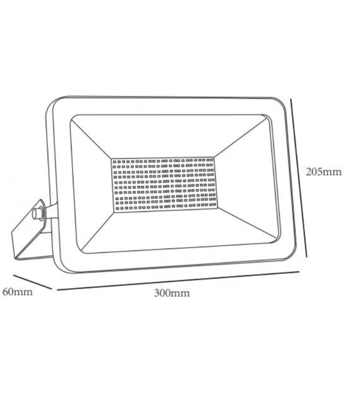 LED Floodlight 4000K 230V IP65 100W-2