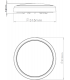 CCT LED Bulkhead with Corridor Function 230V IP65 14W-2