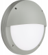 LED Eyelid Bulkhead CCT with Emergency Grey 230V IP65 18W