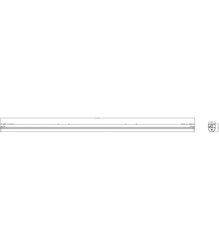 6ft LED CCT Batten Sensor 230V IP20 40W-2