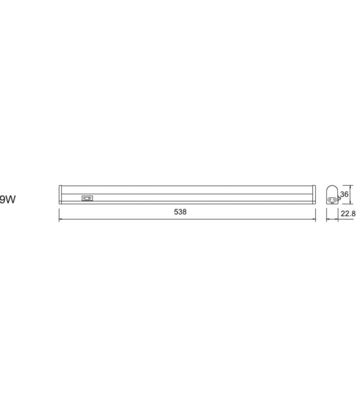 LED Linkable Striplight CCT Adjustable (538mm) 230V IP20 9W-2