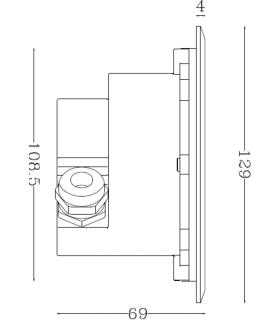 LED Stainless Steel Recessed Ground Light 3000K 230V IP65 6W-2