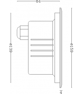 LED Stainless Steel Recessed Ground Light 3000K 230V IP65 9W-2