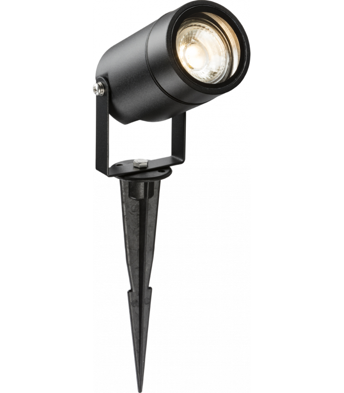 GU10 Spike Light Black 230V IP65 35W