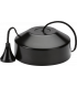 10AX 2-Way Pull Cord Switch - Matt Black 230V IP20-1