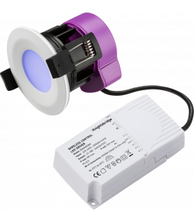 Fire-rated RGB and CCT Wi-Fi Downlight 230V IP65 6W-1