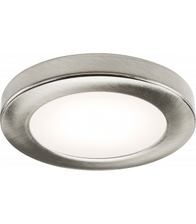 UNDKIT Single LED Dimmable Under Cabinet Light in Brushed Chrome - 3000K IP20 2.5W-1