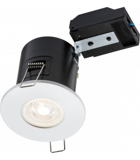 Fixed GU10 Fire-Rated Downlight - White 230V IP20 35W-1