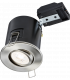 Tilt GU10 Fire-Rated Downlight - Chrome 230V IP20 35W-1