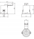 Tilt GU10 Fire-Rated Downlight - Chrome 230V IP20 35W-2