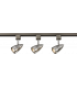 TRKSP4 1 Metre Tracklight Kit - Brushed Chrome 230V IP20 50W-1