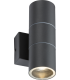 GU10 Up and Down Wall Light - Anthracite 230V IP54 2x20W-1