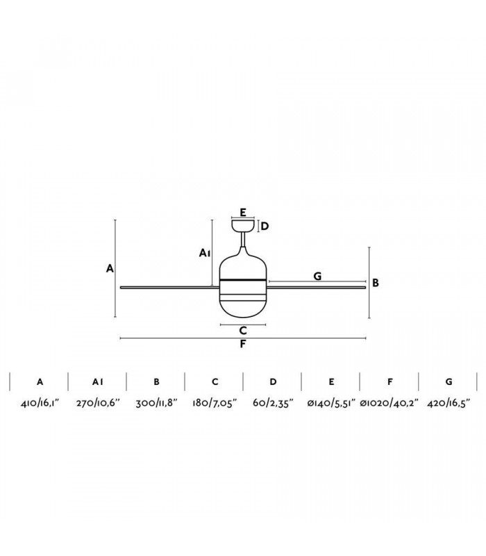 2 Light Small Ceiling Fan White, Maple with Light, E14 - 3