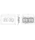 Screwless 10AX 6G 2-Way Switch - Anthracite 230V IP20-2