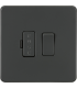 Screwless 13A Switched Fused Spur Unit - Anthracite 230V IP20-1