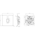 Screwless 20A 1G DP Switch with Neon - Anthracite 230V IP20-2