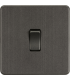 Screwless 10AX Intermediate Switch - Smoked Bronze 230V IP20-1
