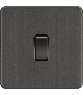 Screwless 10AX Intermediate Switch - Smoked Bronze 230V IP20-1