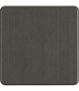 Screwless 1G Blanking Plate - Smoked Bronze IP20-1
