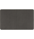 Screwless 2G Blanking Plate - Smoked Bronze IP20-1