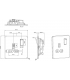 Screwless 13A 1G DP switched socket - Smoked Bronze 230V IP20-2