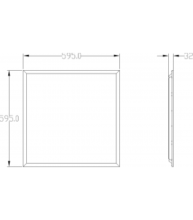 600 x 600mm LED Panel - 4000K 230V IP40 30W-2