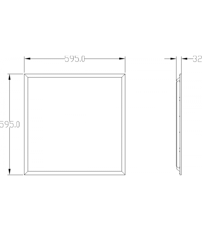 600 x 600mm LED Panel - 4000K 230V IP40 30W-2