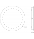 500mm LED Circular Bathroom Mirror 230V IP44 14W-2