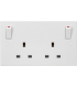 13A 2G DP Switched Socket w/outboard rockers 230V IP20-1