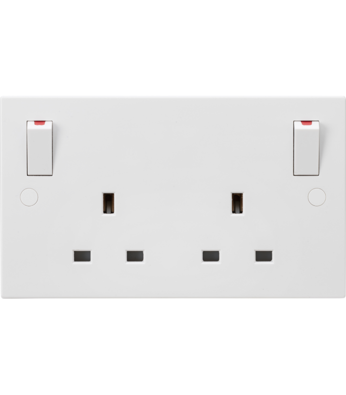 13A 2G DP Switched Socket w/outboard rockers 230V IP20-1