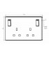 13A 2G DP Switched Socket w/outboard rockers 230V IP20-2