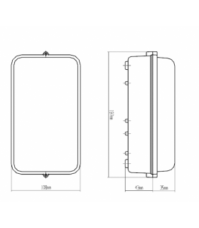 LED Security Amenity Bulkhead with Daylight Sensor - White 230V IP54 5W-2