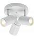 GU10 Triple Spotlight - Matt White 230V IP44 20W-1