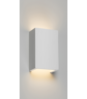G9 Cuboid Up and Down Plaster Wall Light 230V IP20 40W-1