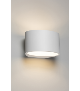 G9 Curved Up and Down Plaster Wall Light 200mm 230V IP20 40W-1